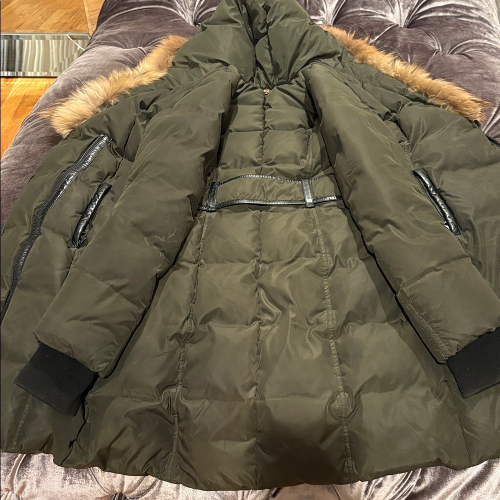 Mackage Olive Puffer Jacket with Faux Fur Hood - Picture 9 of 11